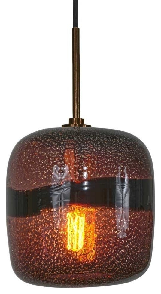 Light Low Voltage Pendant And Canopy Kit, Amber Bronze, Purple Bronze