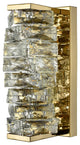Modern Crystal LED Wall Light Gold