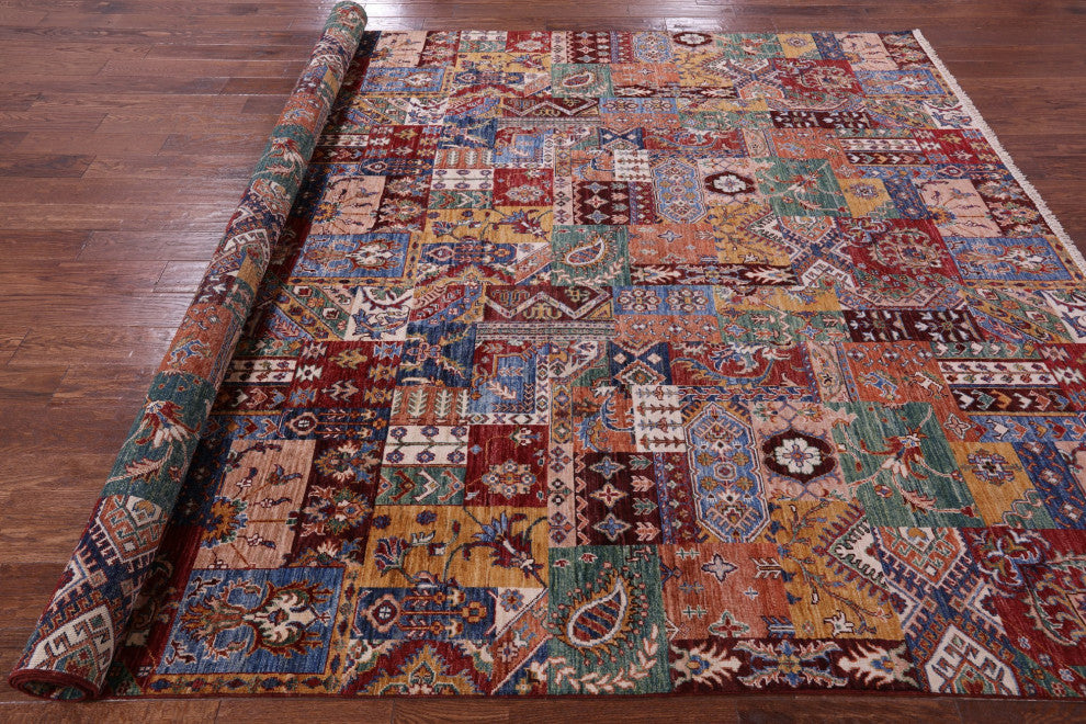 Handmade Super Kazak Wool Rug 8' 4" X 11' 0" Q11227