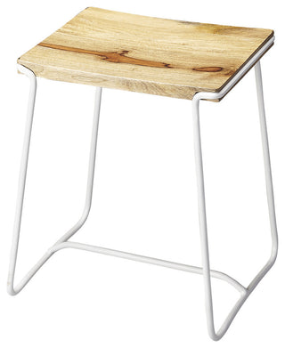 Butler Parrish Wood & Metal Stool