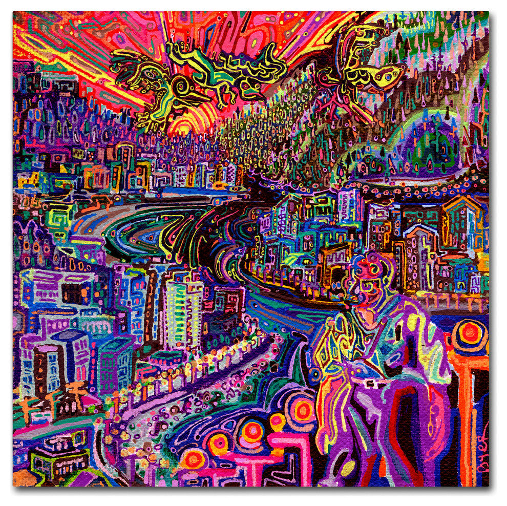 Josh Byer 'Hobo' Canvas Art, 35x35