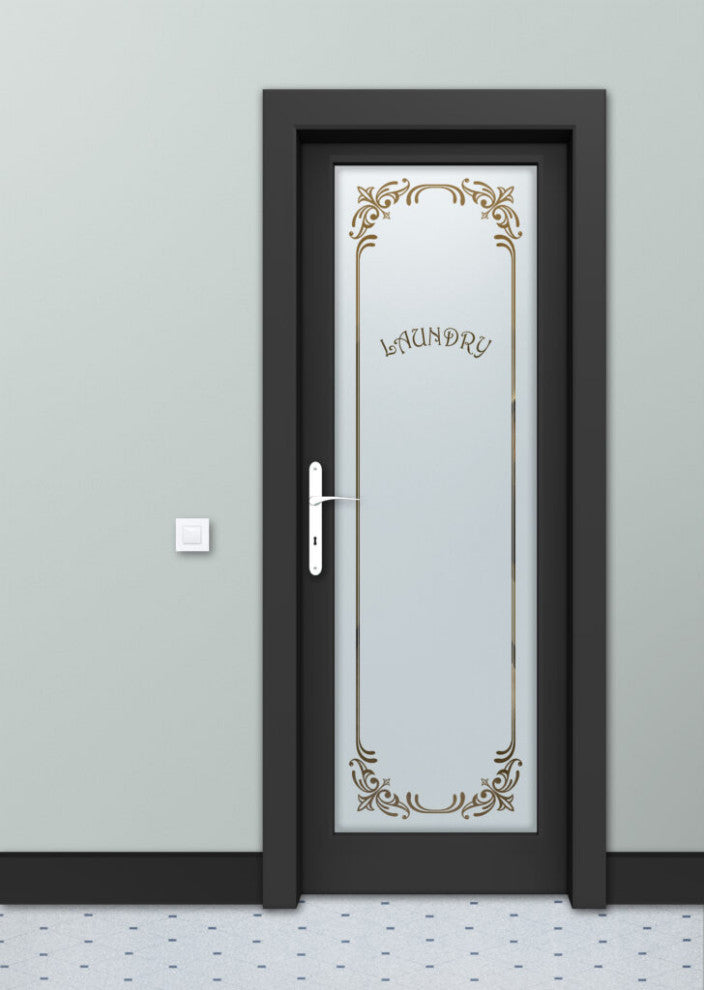 Laundry Door - Lenora Harrington Laundry - Primed - 36" x 96" - Knob on Left...