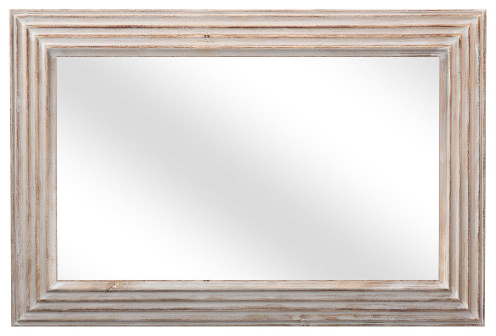 Prichard Wall Mirror - White Burnt