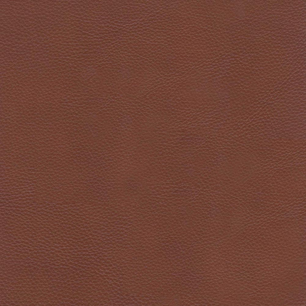 Hydeline Dillon 100% Leather Sectional Sofa, Cinnamon Brown, L-Piece