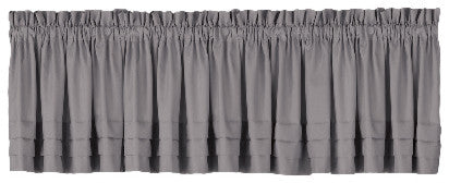 Holden Gray Kitchen Curtain, Valance