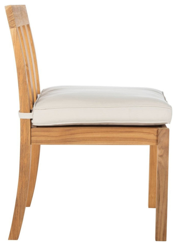 Safavieh Montford Brazilian Teak Dining Chair Natural