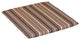 Poly Bistro Chair Seat Cushion, Maroon Stripe