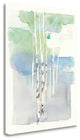 Watercolor Abstract Tree Trunks Giclee Wrap Canvas Wall Art