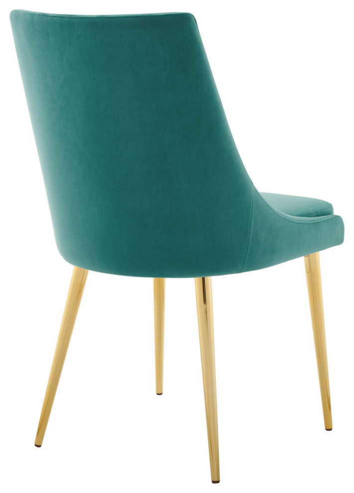 Viscount Modern Accent Performance Velvet Dining Chair