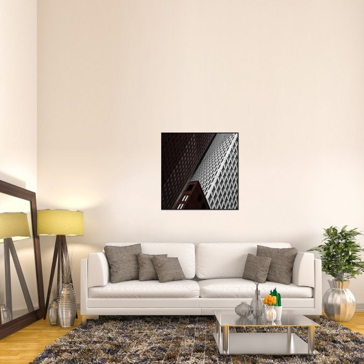 "In Tribulation" Framed Canvas Giclee by Gilbert Claes, 37x37"