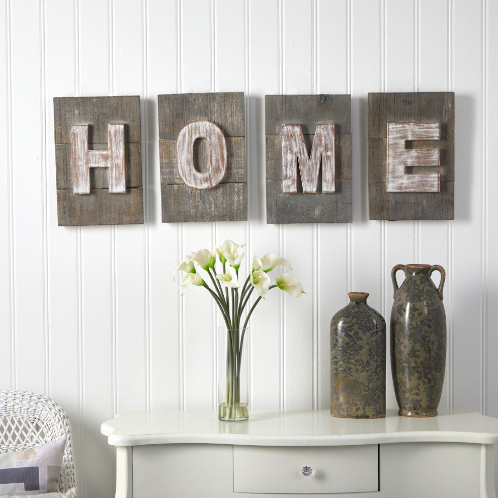 Nearly Natural 7090 40 Rustic Farmhouse HOME Wall Art Decor