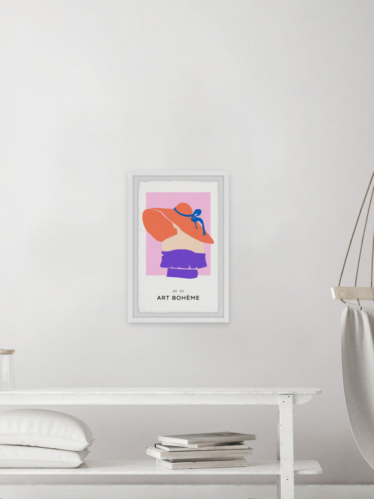 "Art Boheme No 58" Framed Painting Print, 30x45