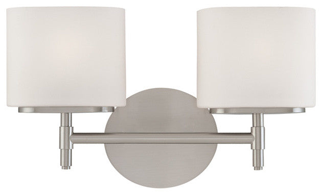 Trinity 2-Light Bath and Vanity, Satin Nickel