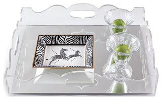 Queen Anne Lucite Tray