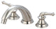 Del Mar Two Handle Roman Tub Trim Set, PVD Brushed Nickel