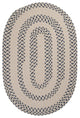 Colonial Mills Elmwood EM59 Denim Traditional Area Rug, Oval 2'x10'