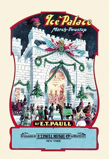 Ice Palace: March and Two-Step- Fine Art Giclee Print 24" x 36"