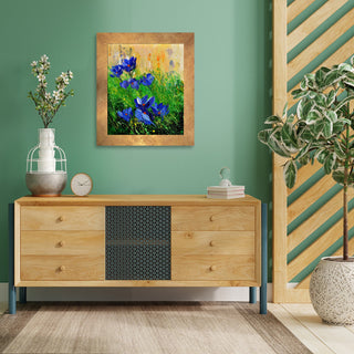 Crocusses, 20x24, Florentine Gold Frame 20"x24"