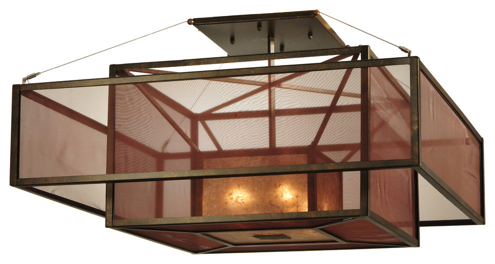 36Sq Quadrato Umador Semi-Flushmount