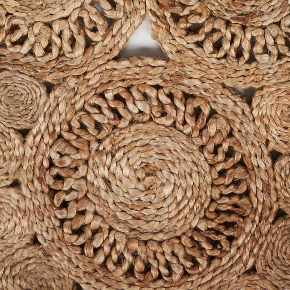 Detailed Braided Organic Jute Table Runner