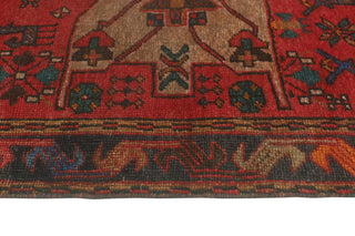 Fine Vintage Distressed Kiraz Red/Brown Runner, 3'3 x 9'11