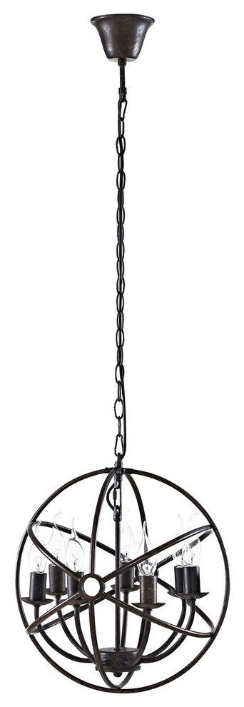 Brown Atom Chandelier