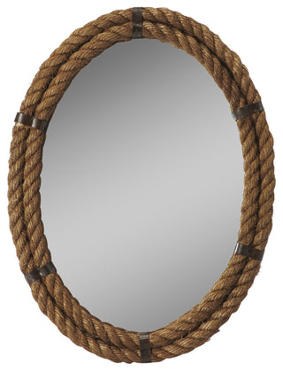 Darby Oval Rope Wall Mirror