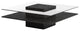 Modrest Clarion Modern Gray Elm and Glass Coffee Table