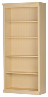 Eagle Furniture Coastal 72" Open Bookcase, Cupola Yellow