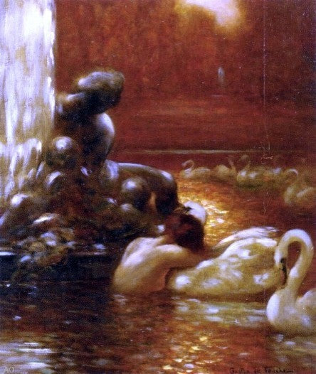 Gaston De Latouche Leda and the Swan at Versailles Wall Decal