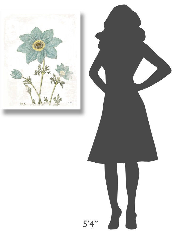 "Bloemen Boek III on White" Digital Paper Print by Sue Schlabach, 24"x30"