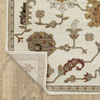 Adeline Persian Inspired Ivory/ Multi Area Rug 5'3" x 7'3"