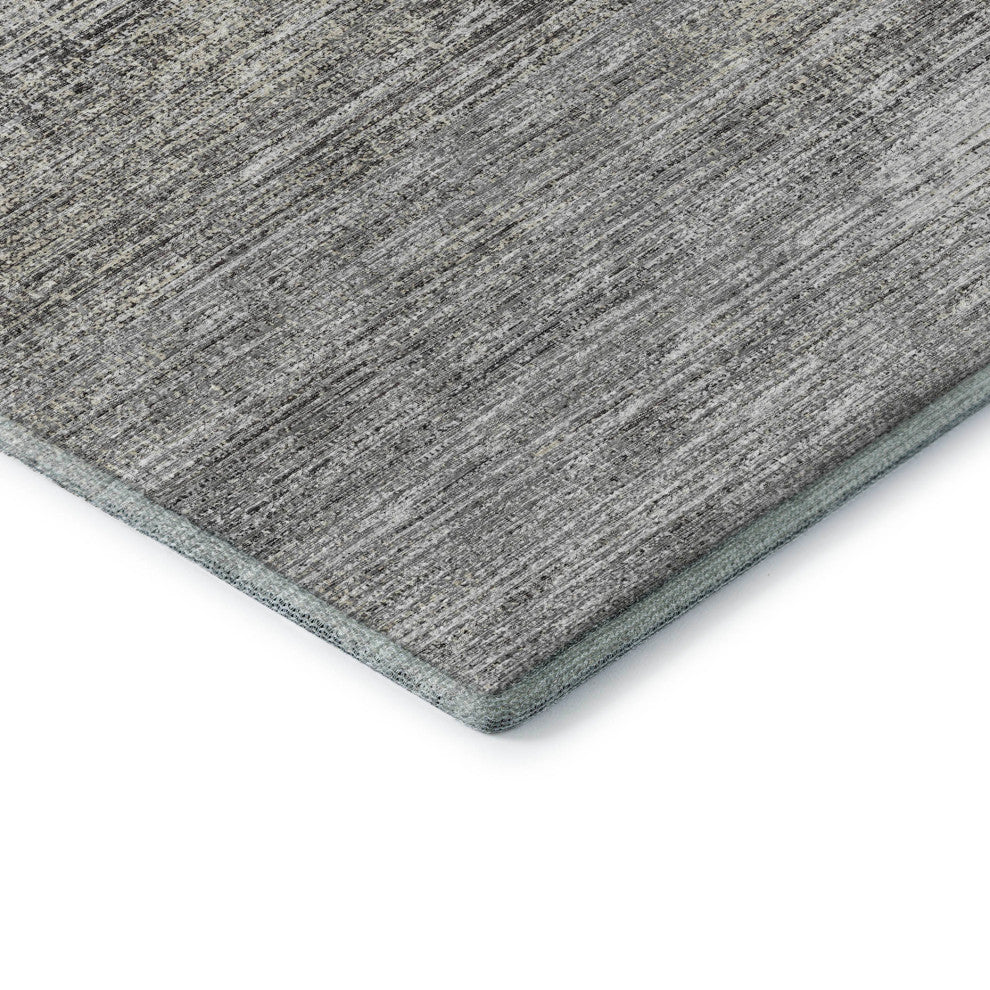 Premium Machine Washable Mayfield AMF32 Silver 9' x 12' Rug