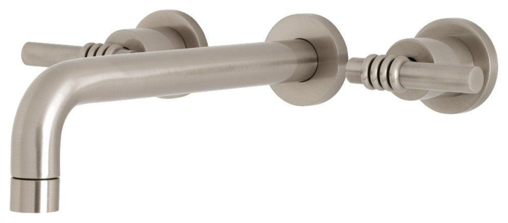 KS8028ML Two-Handle Wall Mount Tub Faucet, Brushed Nickel