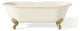 Cheviot Products Regal Cast Iron Bathtub With Faucet Holes