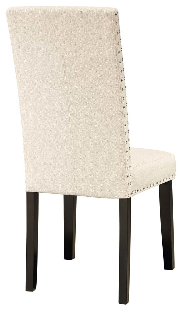 Parcel Dining Side Chairs Fabric, Set of 2, Beige