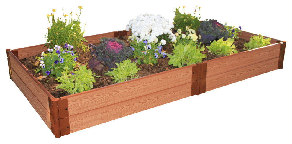 Classic Sienna Raised Garden Bed 4'x8'x11", 1" profile