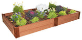 Classic Sienna Raised Garden Bed 4'x8'x11", 1" profile