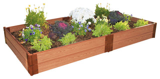 Classic Sienna Raised Garden Bed 4'x8'x11", 1" profile