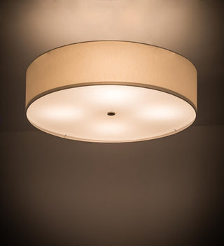 30 Wide Cilindro Textrene Flushmount