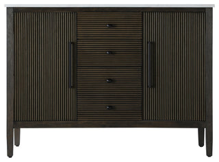 Home Living 48" Single Bathroom Vanity, Chocolate Oak