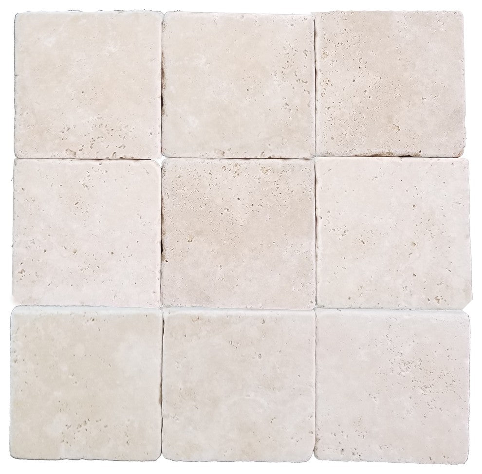 Tuscany Ivory 4x4 Tumbled