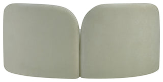Daphne Upholstered Chair/Loveseat/Sofa, Mint, Chenille Fabric, Loveseat