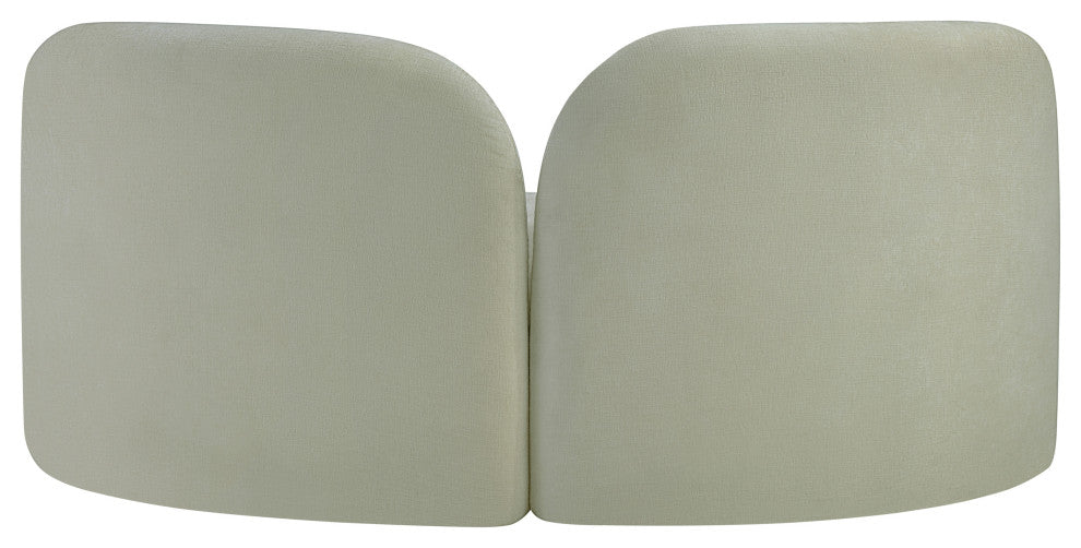 Daphne Upholstered Chair/Loveseat/Sofa, Mint, Chenille Fabric, Loveseat