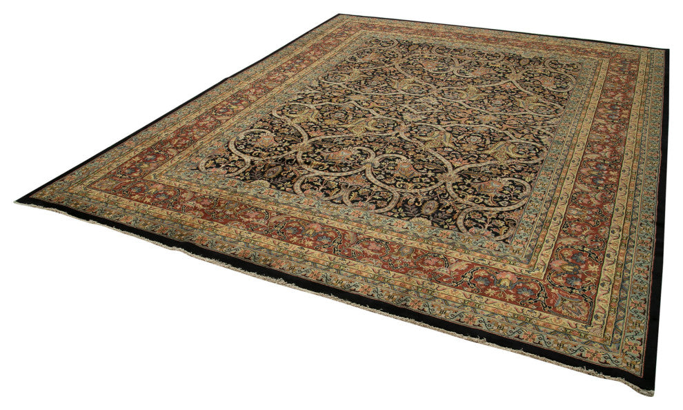 Rug N Carpet - Handwoven Oriental 11' 6" x 14' 6" Large Oushak Area Rug