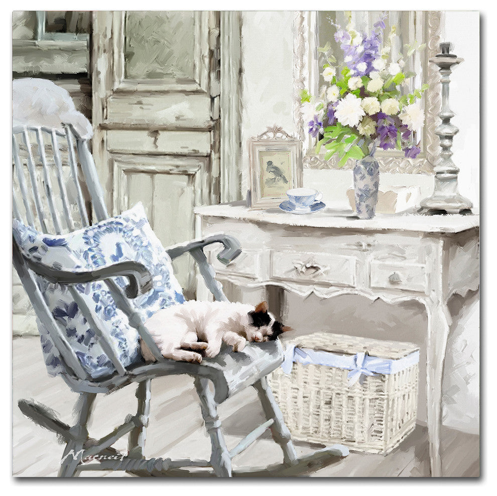 The Macneil Studio 'Rocking Chair' Canvas Art, 18"x18"