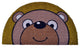 Half Round Bear Mat