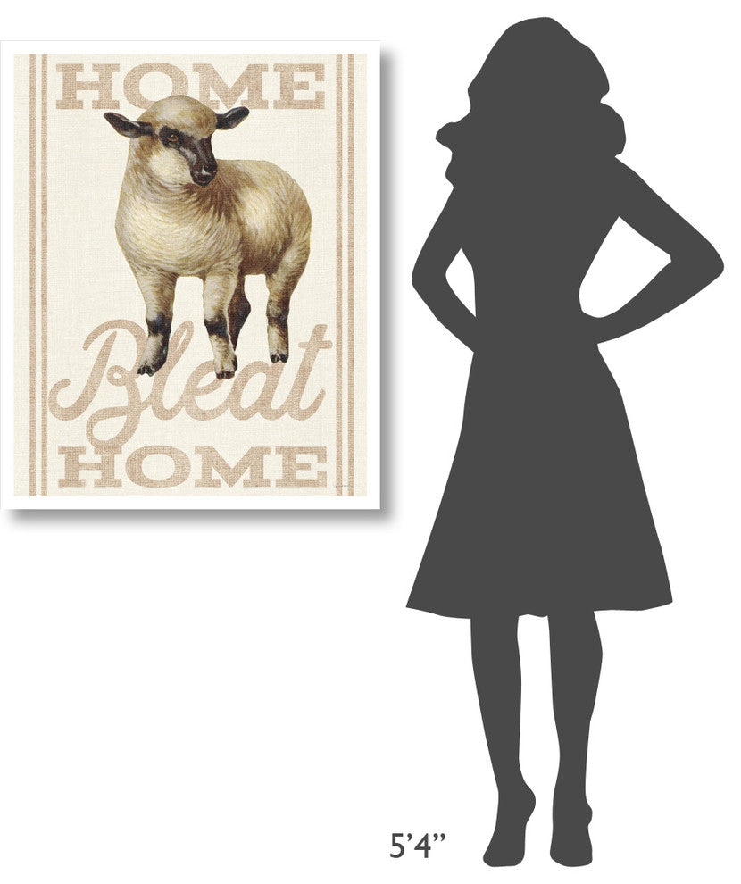 "Home Bleat Home" Digital Paper Print by Sue Schlabach, 30"x37"