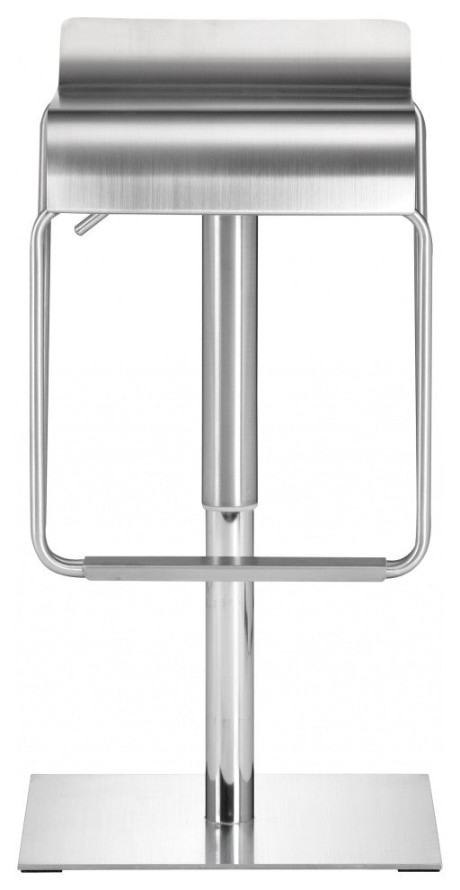 Dazzer Barstool Brushed Stainless Steel