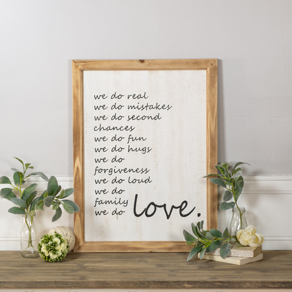 "Love" Wood Sign